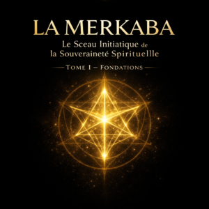 Illustrer la Merkaba comme structure énergétique fondamentale, symbole d’alignement, de stabilité intérieure et de fondation de la souveraineté spirituelle.
