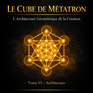 Illustrer le Cube de Métatron comme représentation de l’architecture géométrique de la création, mettant en évidence les relations entre les formes fondamentales et l’organisation harmonieuse de l’univers.